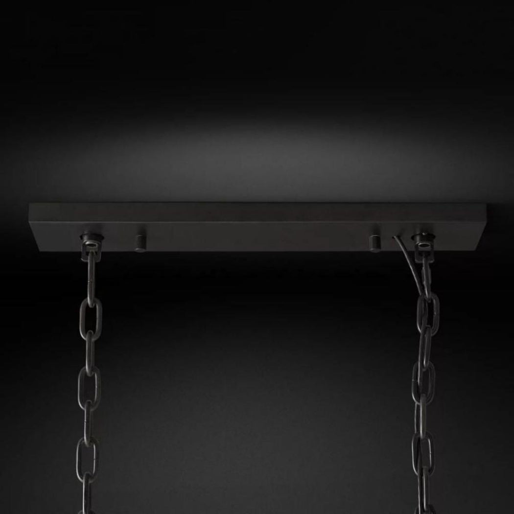 Harlow Crystal Rectangular Chandelier 42"