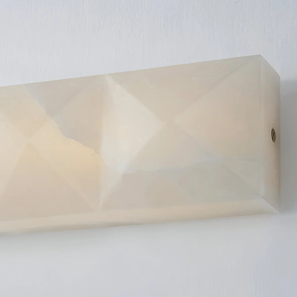 Prism Modern Alabaster Wall Sconce