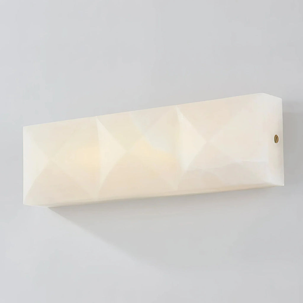Prism Modern Alabaster Wall Sconce