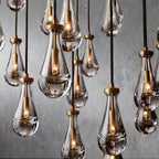 Rain Linear Modern Chandelier Light 54"