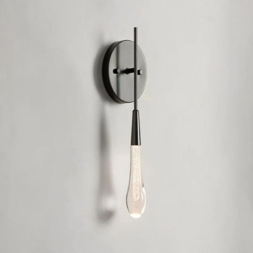 Solitaire Crystal Wall Sconce
