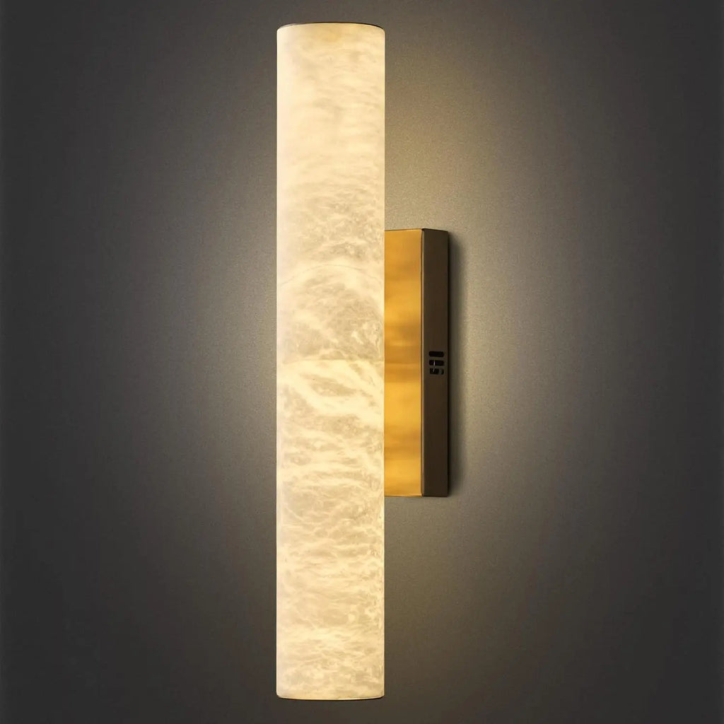 Colette Alabaster & Brass Wall Sconce