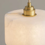 Eirene Alabaster & Copper Pendant Light