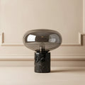 Nyx | Marble & Glass Mushroom Table Lamp