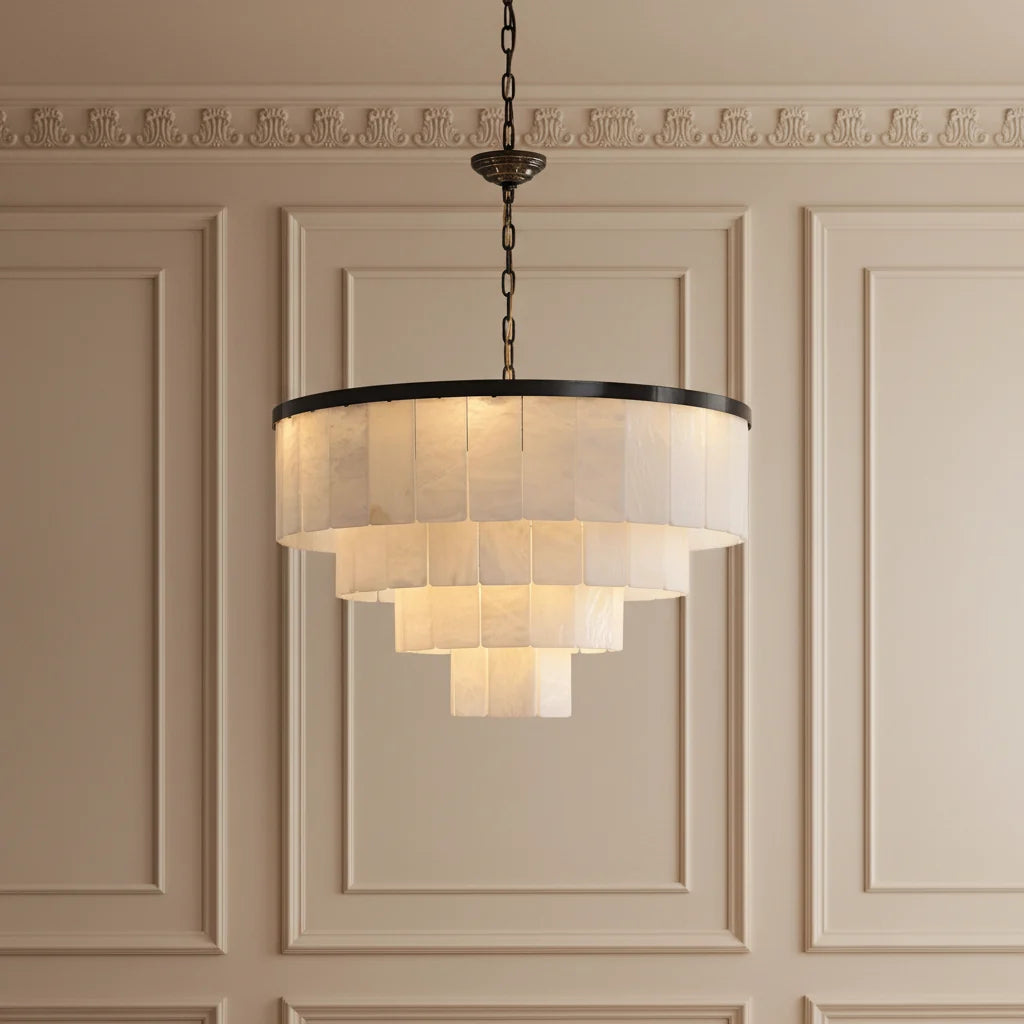 Skadi | Tiered Alabaster Chandelier
