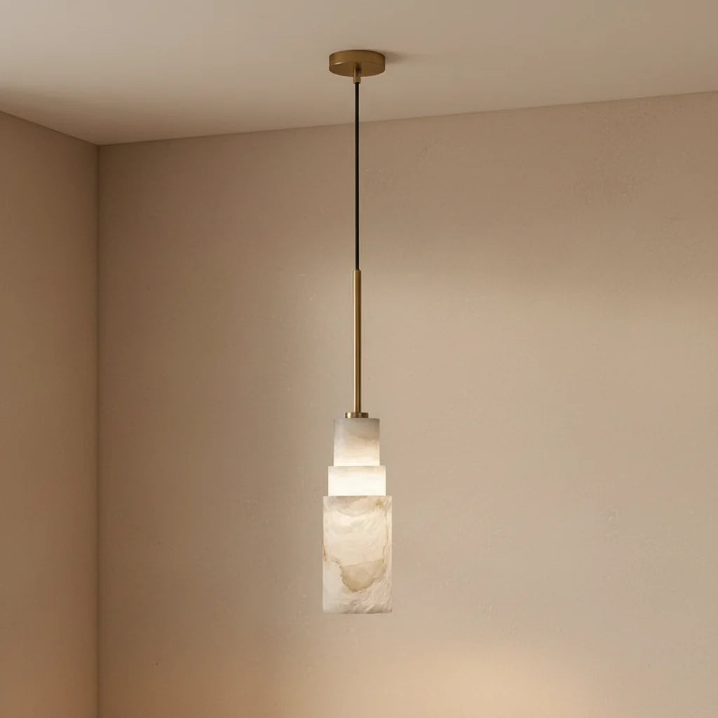 Elettra | Spanish Alabaster Pendant