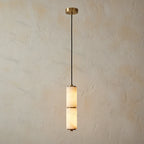 Élise | Linear Alabaster LED Chandelier