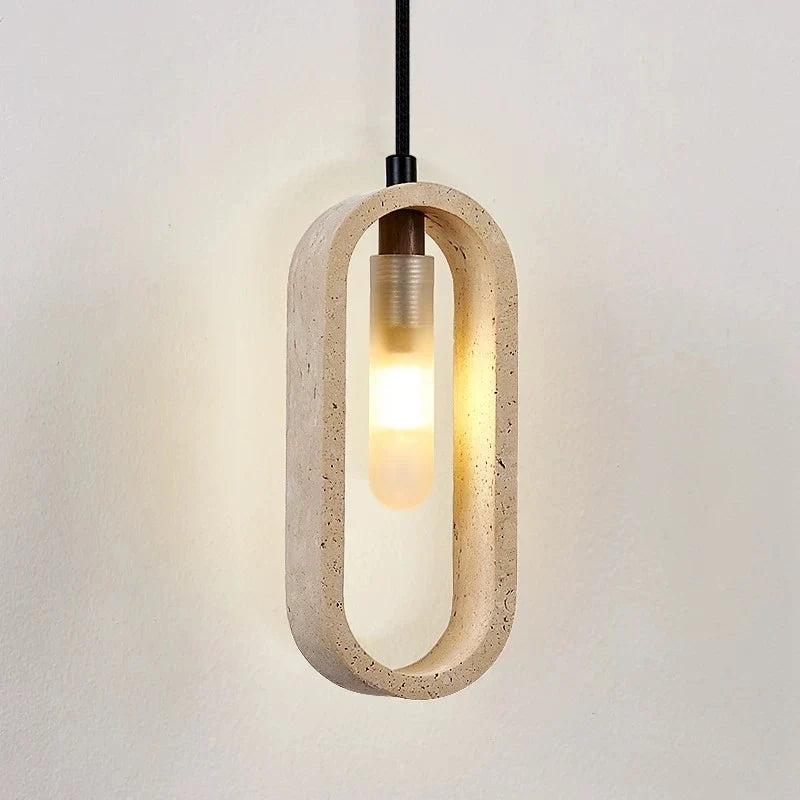 Marisol | Travertine Pendant Light for Dining & Bedside