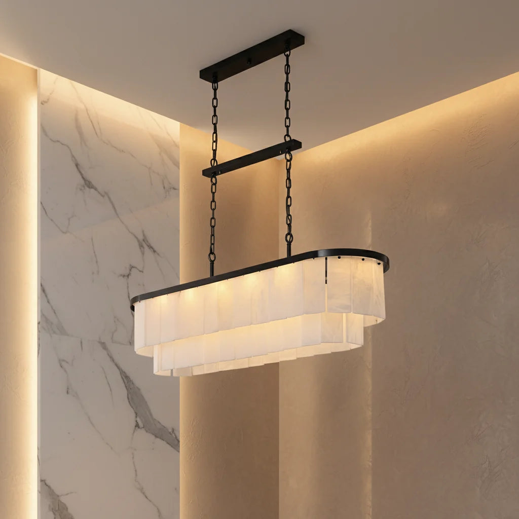 Skadi | Tiered Alabaster Chandelier