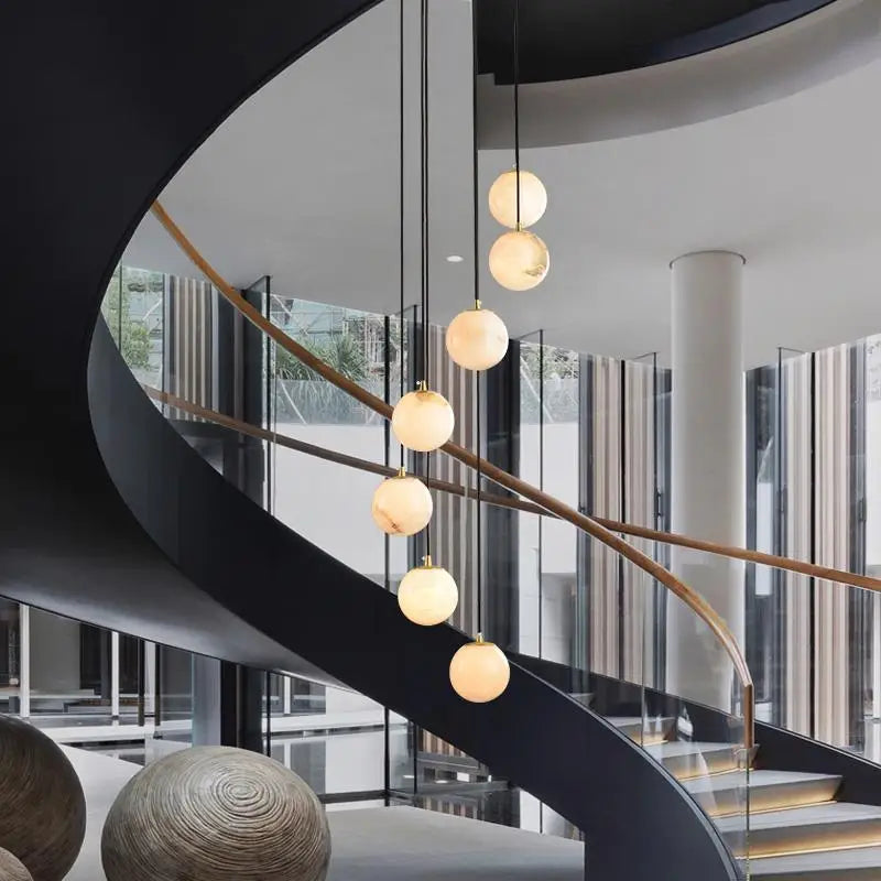 Vasco | Marble Staircase Chandelier
