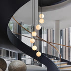 Vasco | Marble Staircase Chandelier