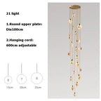 Bernardo | Marble Cascade Chandelier