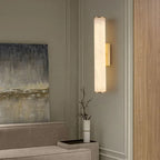 Colette Alabaster & Brass Wall Sconce