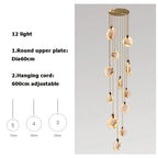Bernardo | Marble Cascade Chandelier