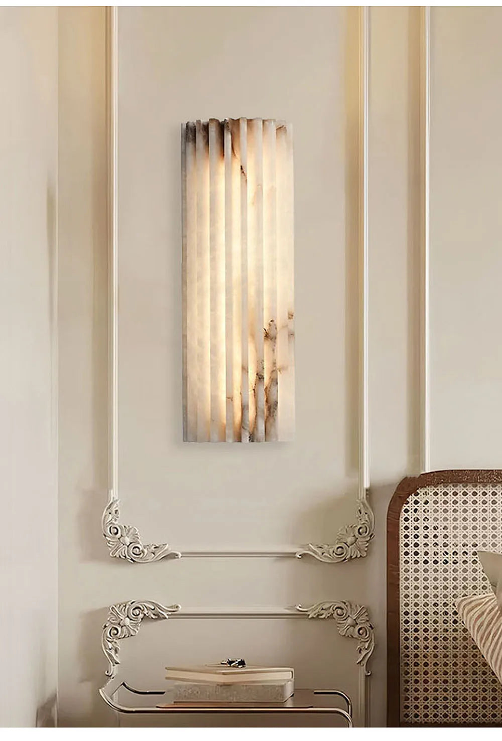 Demeter | Minimalist Marble Bedside Wall Lamp