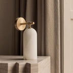 Callista Spanish Alabaster & Copper Wall Light