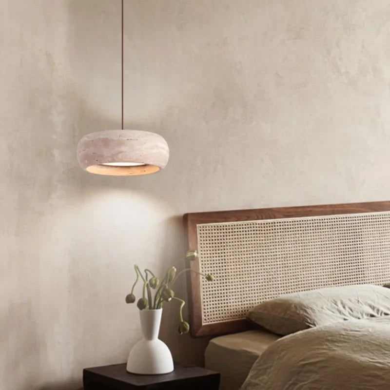 Faro | Travertine Stone Pendant Lamp
