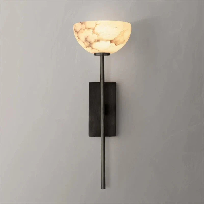 Xanthe | Marble Up-Down Wall Lamp for Bedside & Hallway