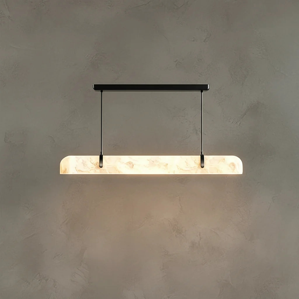 Doré | Long Alabaster Kitchen Island Pendant