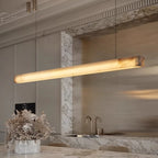 Priscilla |  Alabaster Linear Chandelier
