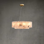 Cosima |  Alabaster and Brass Nordic Chandelier