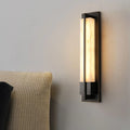 Marcella | Alabaster and Copper Wall Light