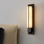 Marcella | Alabaster and Copper Wall Light