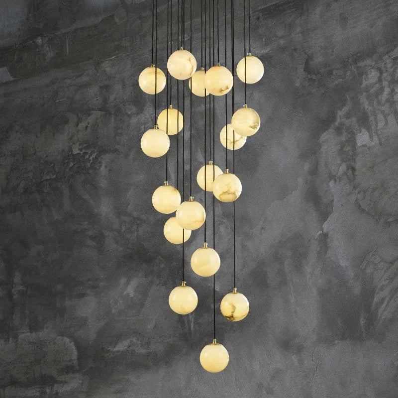 Vasco | Marble Staircase Chandelier