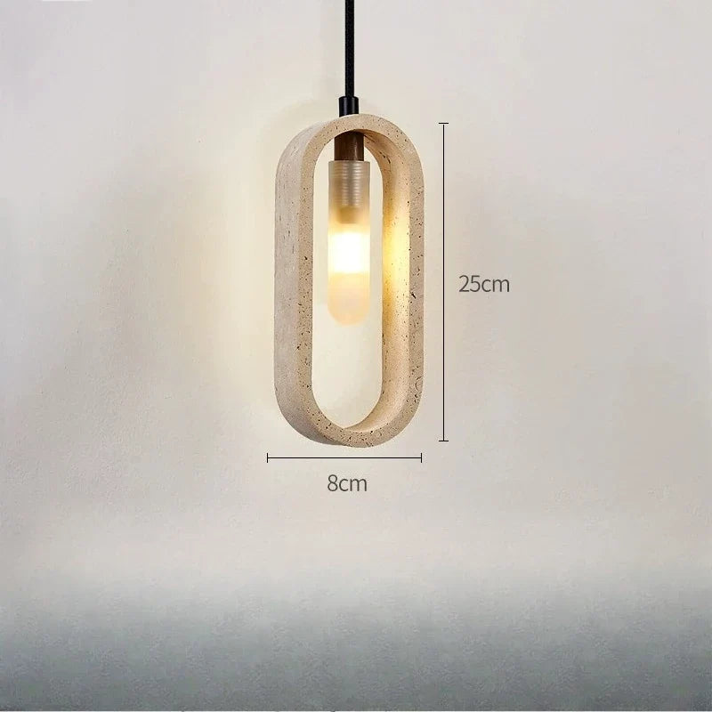 Marisol | Travertine Pendant Light for Dining & Bedside