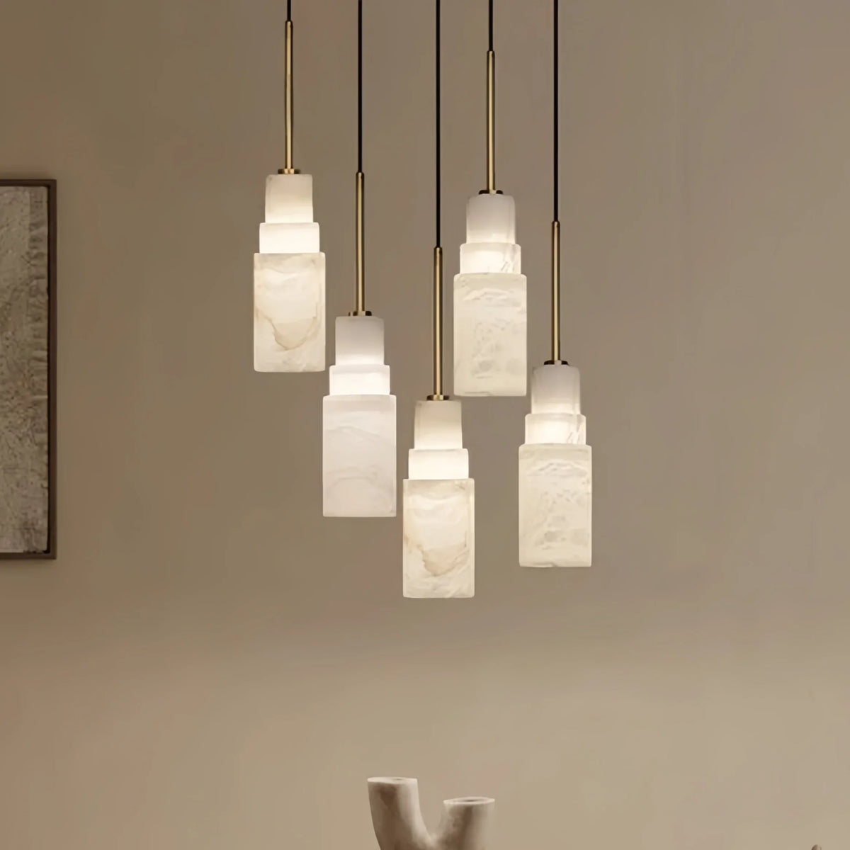 Elettra | Spanish Alabaster Pendant