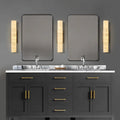 Noir | Cylinder Alabaster Wall Sconce