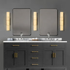 Noir | Cylinder Alabaster Wall Sconce