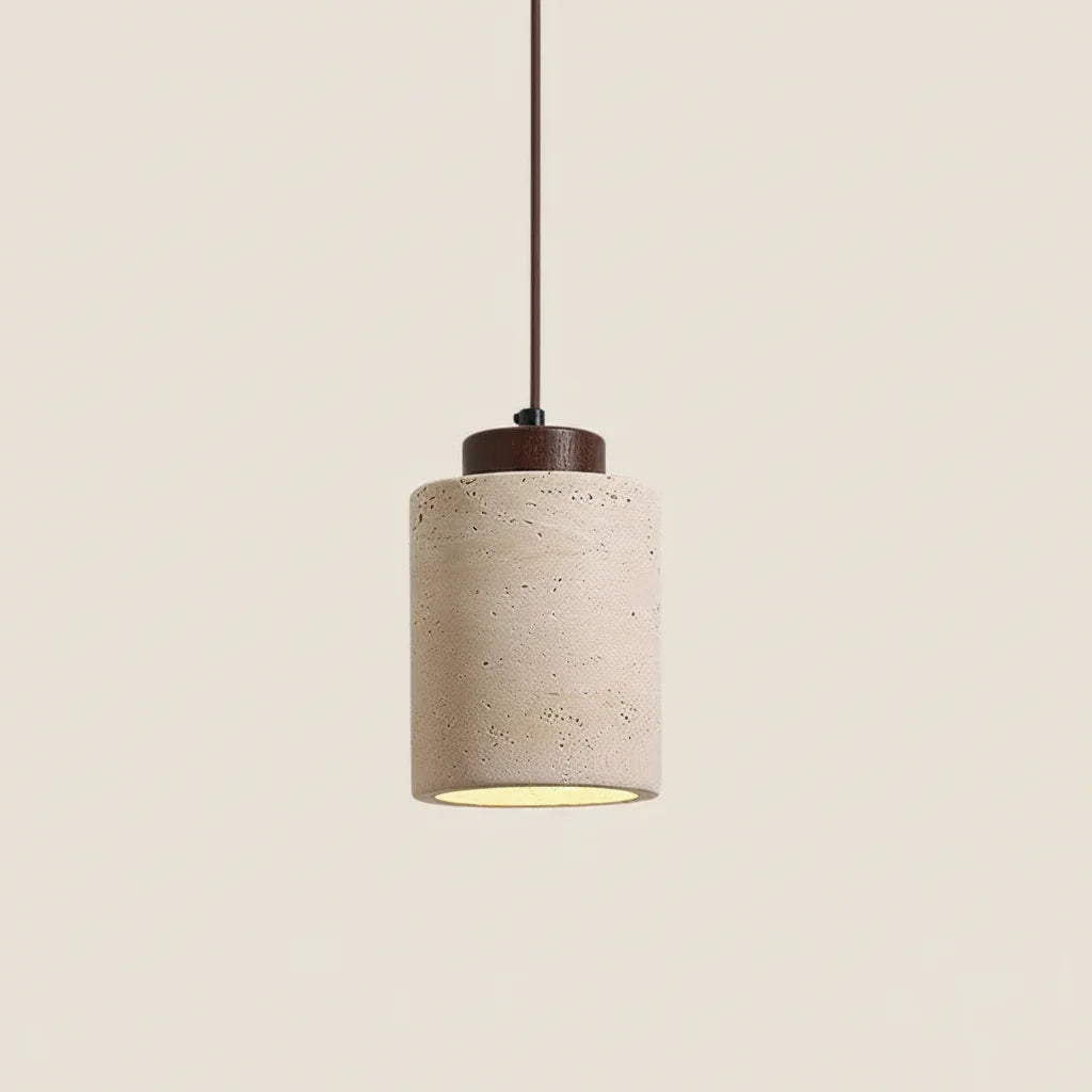 Nogal | Mini Travertine Pendant Light