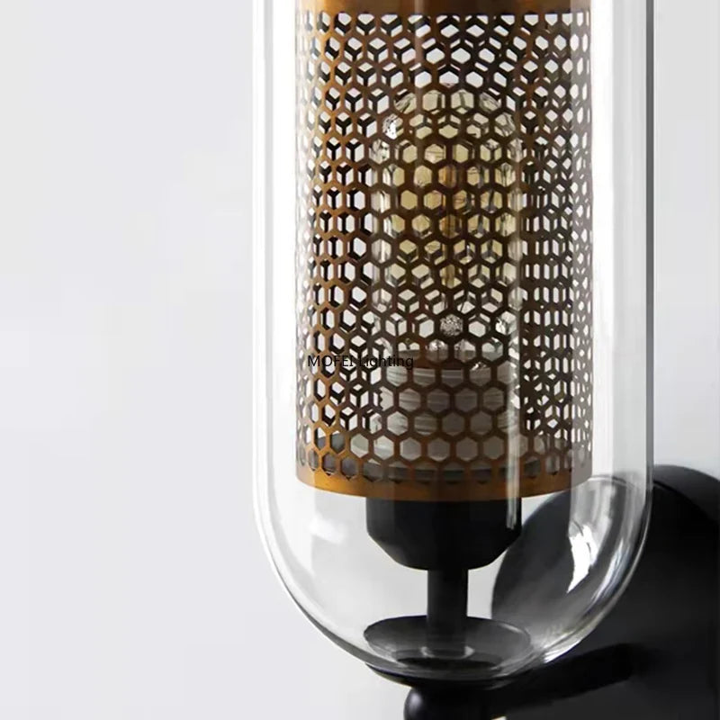 Vitrea Clear Glass Wall Sconce �� product view 2