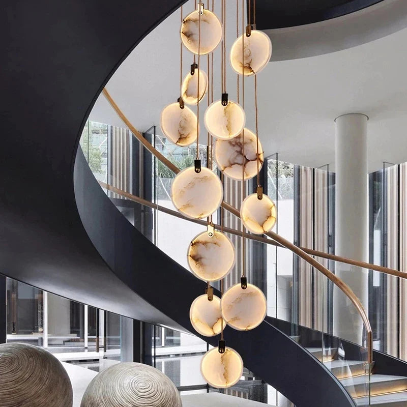 Bernardo | Marble Cascade Chandelier