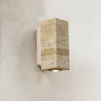 Tierra | Wabi-Sabi Travertine Wall Sconce