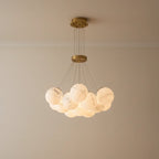 Bianca | Spherical  Alabaster Chandelier