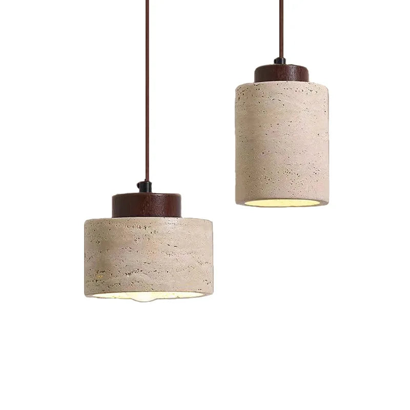 Nogal | Mini Travertine Pendant Light