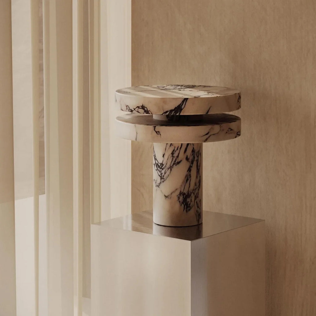 Danae Cordless Marble Table Lamp