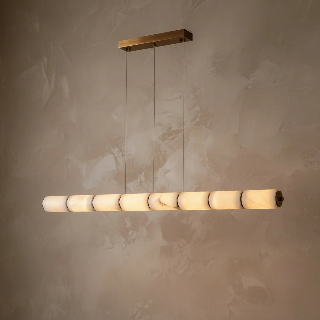 Élise | Linear Alabaster LED Chandelier
