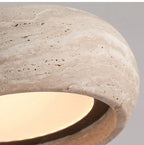 Faro | Travertine Stone Pendant Lamp