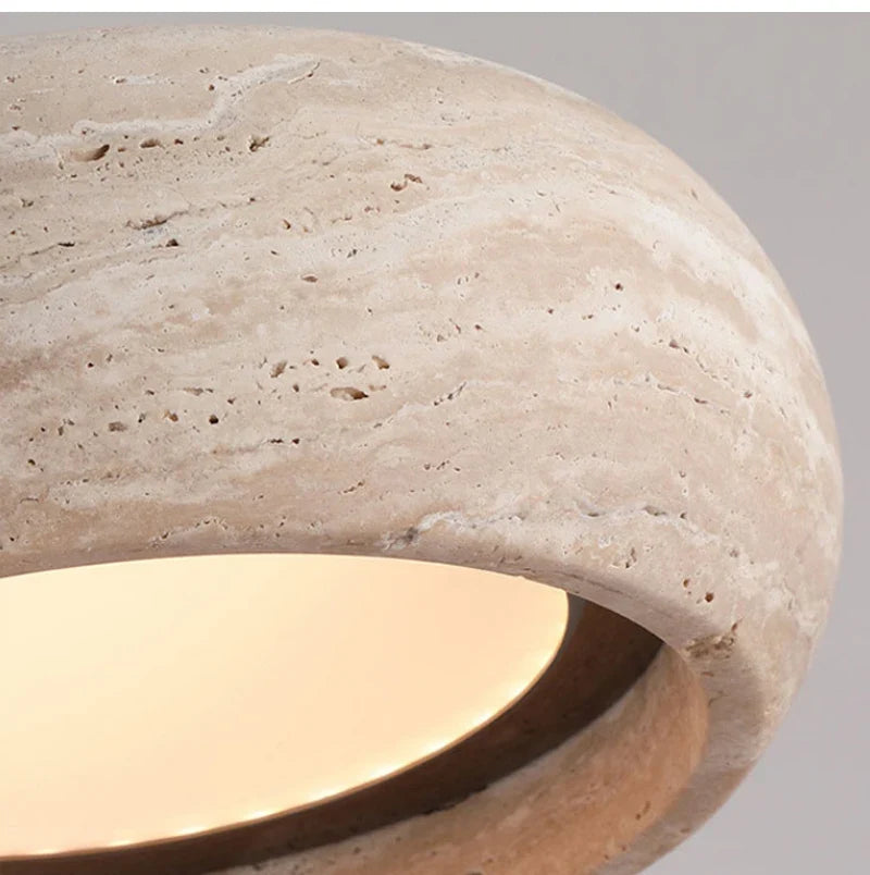 Faro | Travertine Stone Pendant Lamp