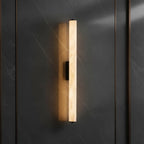 Delos Cylindrical Alabaster Wall Sconce