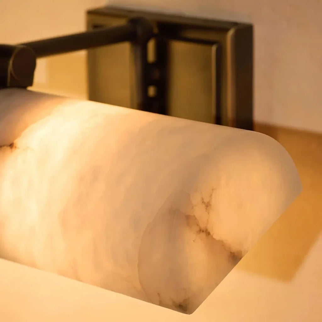 Vittoria | Adjustable  Alabaster Bedside Wall Light