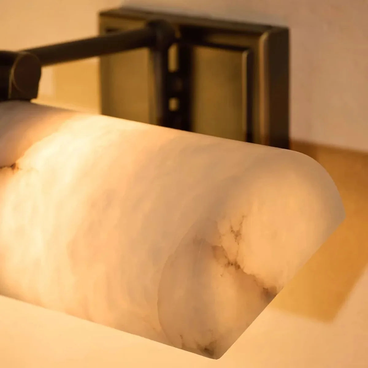 Vittoria | Adjustable  Alabaster Bedside Wall Light