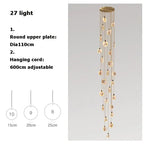 Bernardo | Marble Cascade Chandelier