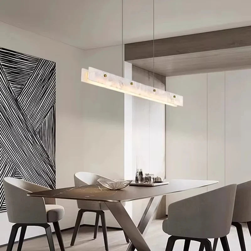 Fleur | Modern Alabaster Pendant Chandelier