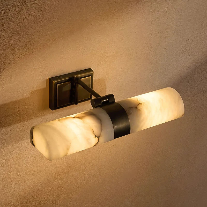 Vittoria | Adjustable  Alabaster Bedside Wall Light