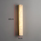 Hephaestus | Alabaster & Copper Linear Wall Lamp