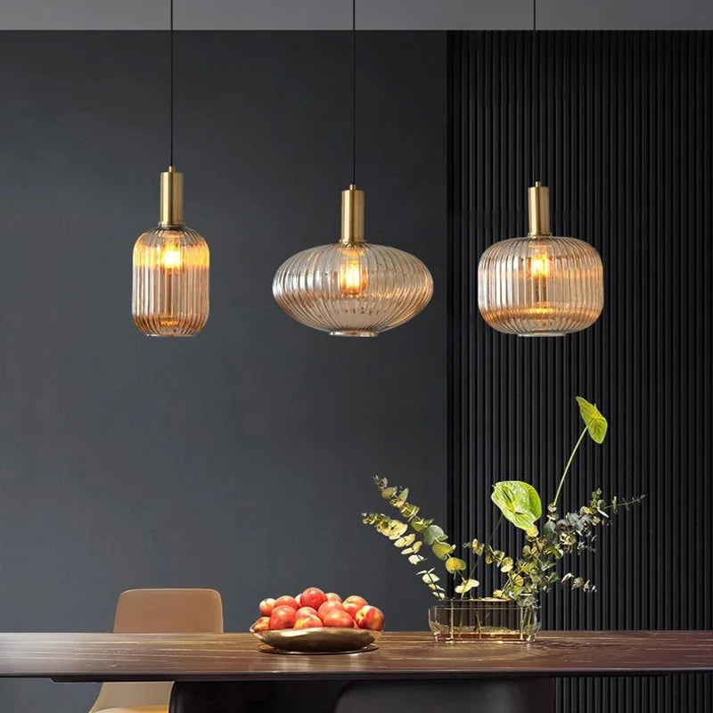 Lucerna Vintage Glass Pendant Light �� product view 18